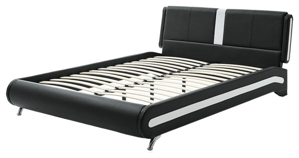 Black Platform King Bed