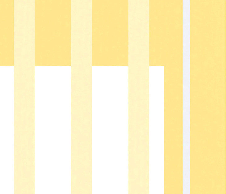 18"x30" Beach Blanket, Stripe Print Hand Towel, Yellow