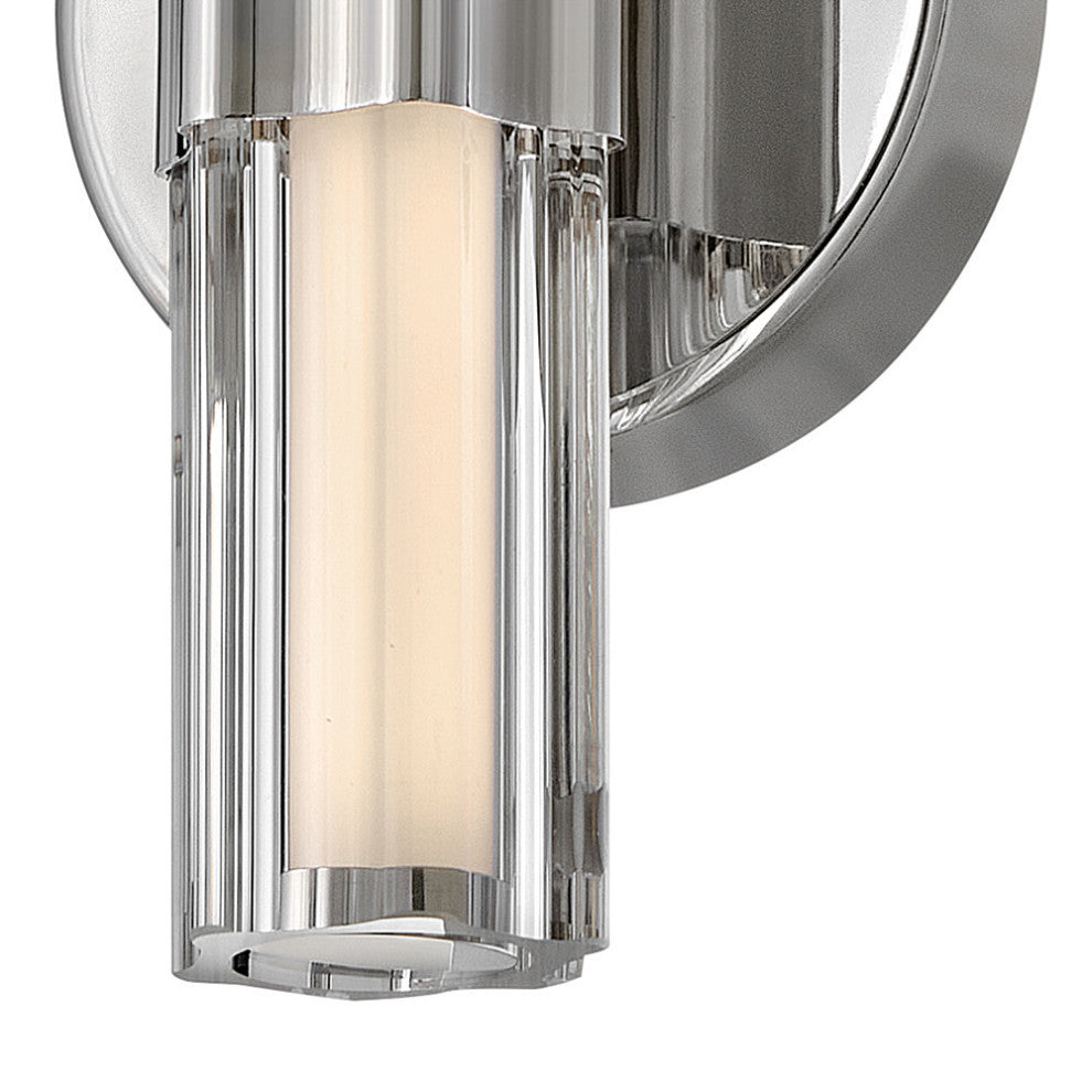Hinkley Georgette Medium Led Sconce, Polished Nickel