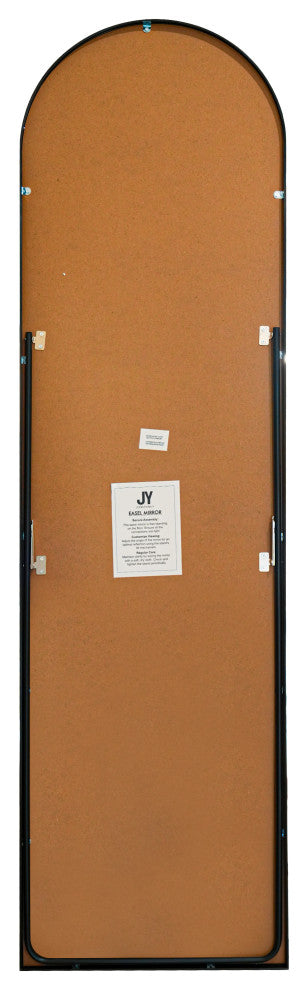 Adrian Large Arched Metal Framed Floor Full-Length Mirror