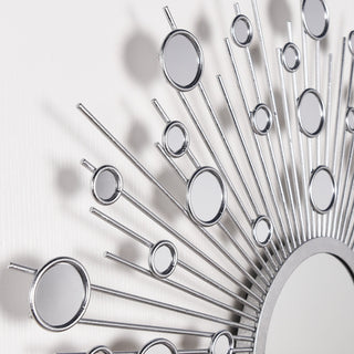 "Milkyway" Bling Round Wall Mirror, Bathroom Mirror, Vanity Mirror 36"x36"
