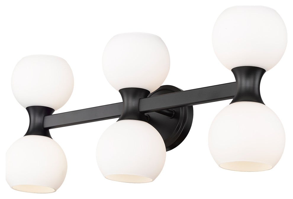 Z-LITE 6-Light Vanity, Matte Black