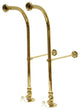 Kingston Brass Rigid Freestand Supplies With Stops, Polished Brass