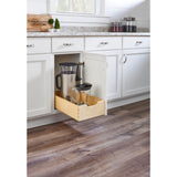 Wood Base Cabinet Pull Out Drawers With Soft Close, 11"Wx22"D