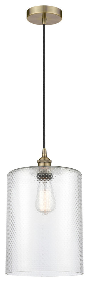 Innovations 616-1P-AB-G112-L-LED 1-Light Mini Pendant, Antique Brass