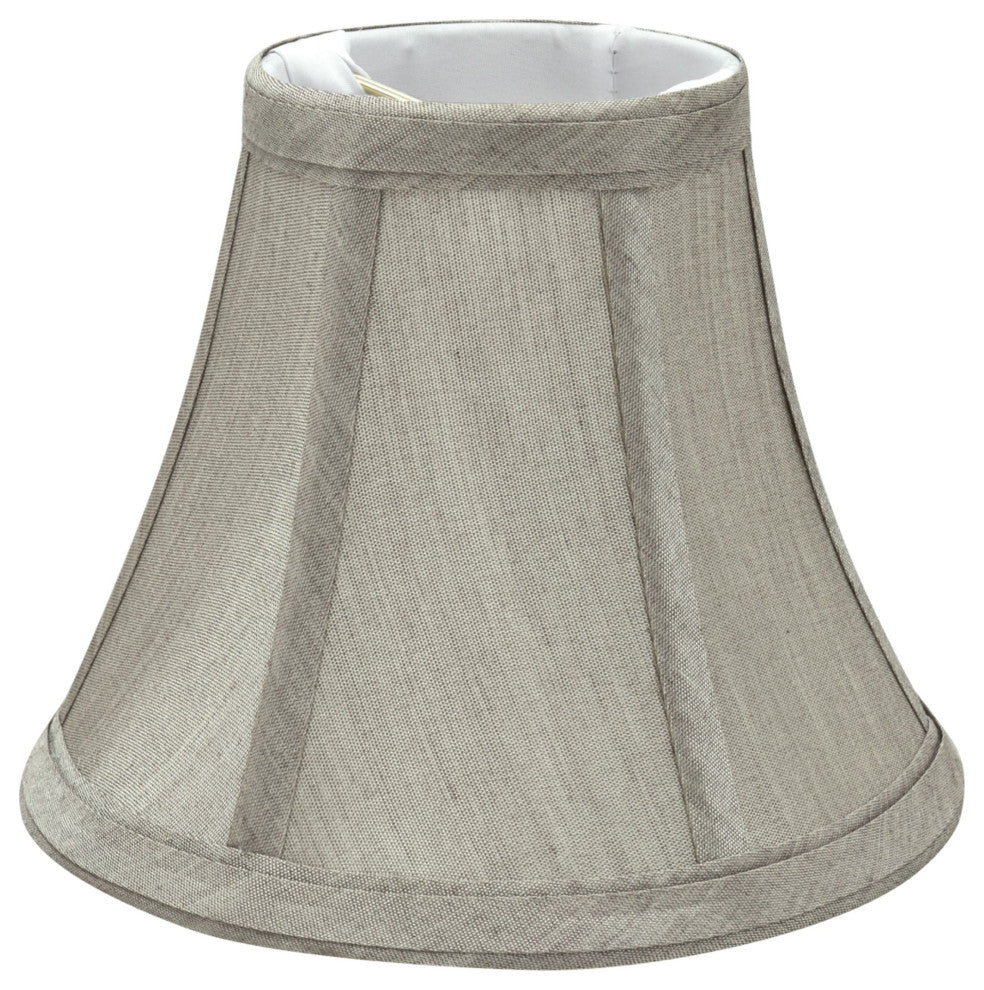 30033-5 Small Bell  Chandelier Clip On Lamp Shade Gray 3"x6"x5"