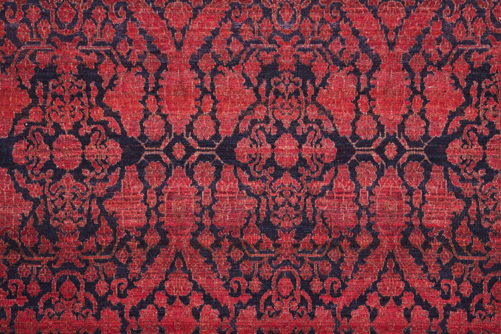 Welch Oriental Machine Washable Pink/Blue Rug, 10'6"x14'