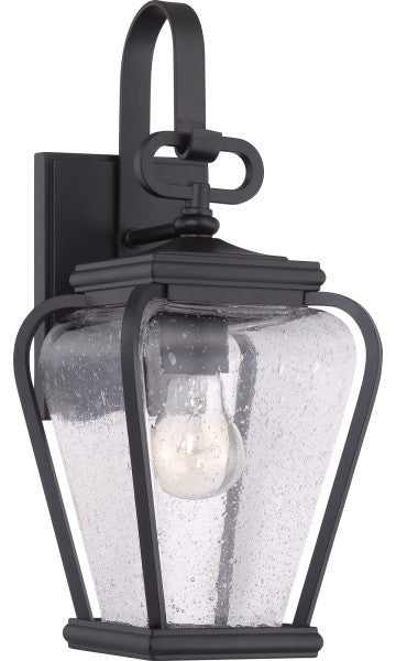 Quoizel PRV8406K One Light Outdoor Wall Lantern Province Mystic Black