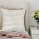 Ivory and Jute Interwoven Throw Pillow