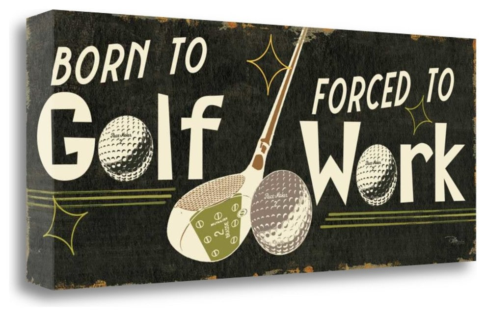 "Funny Golf III" By Pela Studio, Giclee Print on Gallery Wrap Canvas