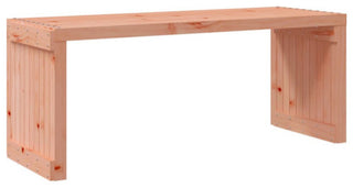 vidaXL Patio Bench Extendable Garden Bench Outdoor Seating Solid Wood Douglas