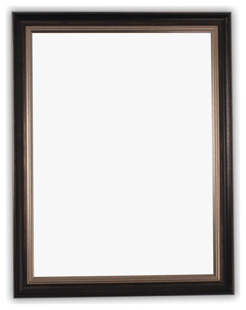 Chloe''s Reflection Black Walnut Finish Framed Wall Mirror
