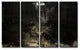 Ready2HangArt 'Glitzy Mist XLI' by Tristan Scott, 24"x48", 4 Piece Set