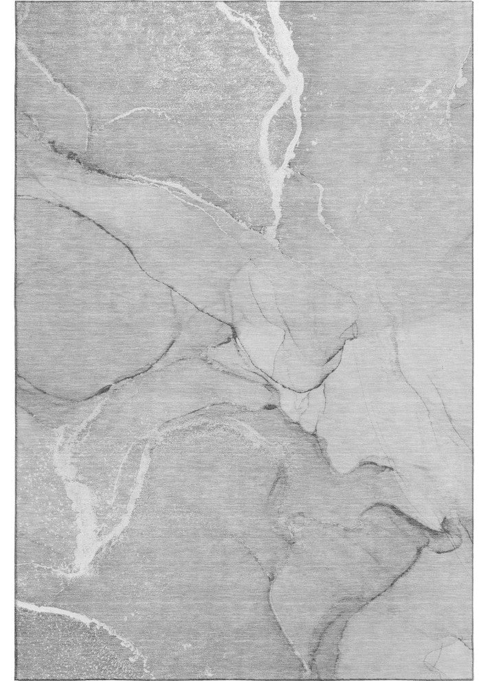 Premium Machine Washable Mayfield AMF510 Gray 2'6" x 3'10" Rug
