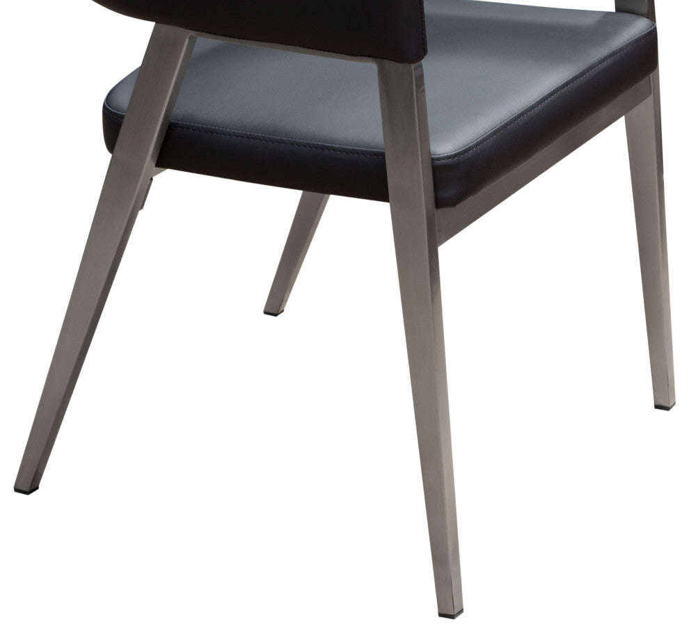 Adele 2 Accent Chairs, Black