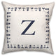 Nautical Monogram - Z 18x18 Indoor / Outdoor Pillow