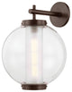 Troy Lighting Marco Exterior Wall Sconce Bronze, 13"Lx13"Wx18.25"H