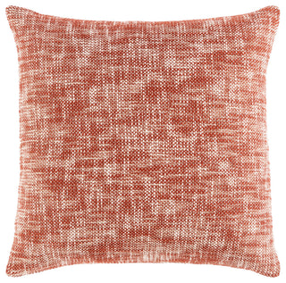 Surya Suri Brick Red Pillow Shell With Polyester Insert 20"H X 20"W