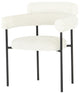 Portia Coconut Fabric Dining Chair