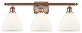 Innovations 516-3W-AC-GBD-751 3 Light Bath Vanity Light, Antique Copper