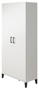 Systembuild Evolution Flex Tall Storage Cabinet in White