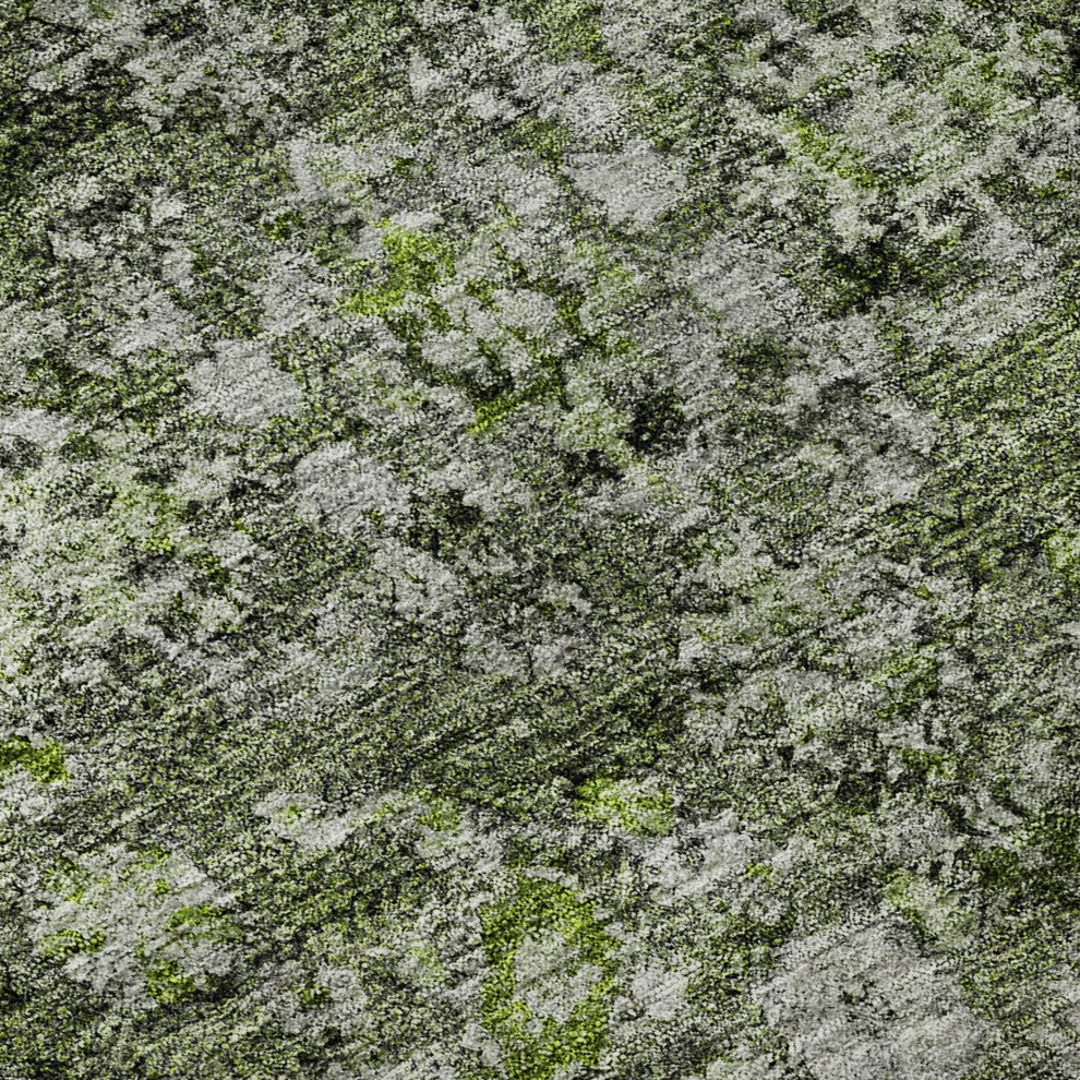 Premium Machine Washable Mayfield AMF651 Green 5' x 7'6" Rug