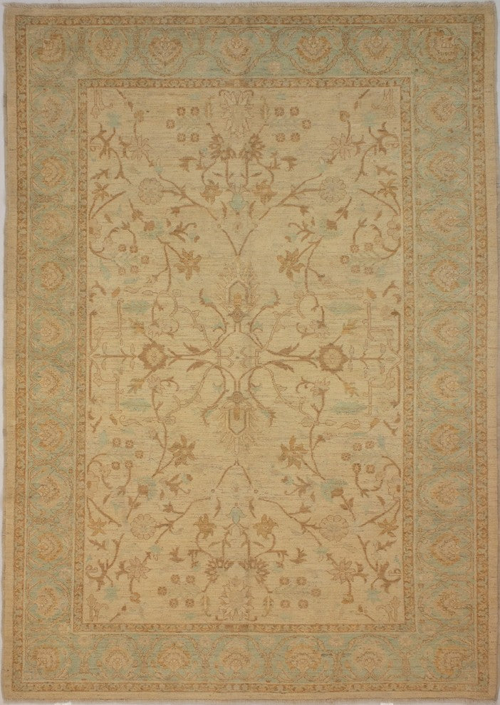 Fine Chobi Oaklynn Ivory Rug 9'0"x6'2"