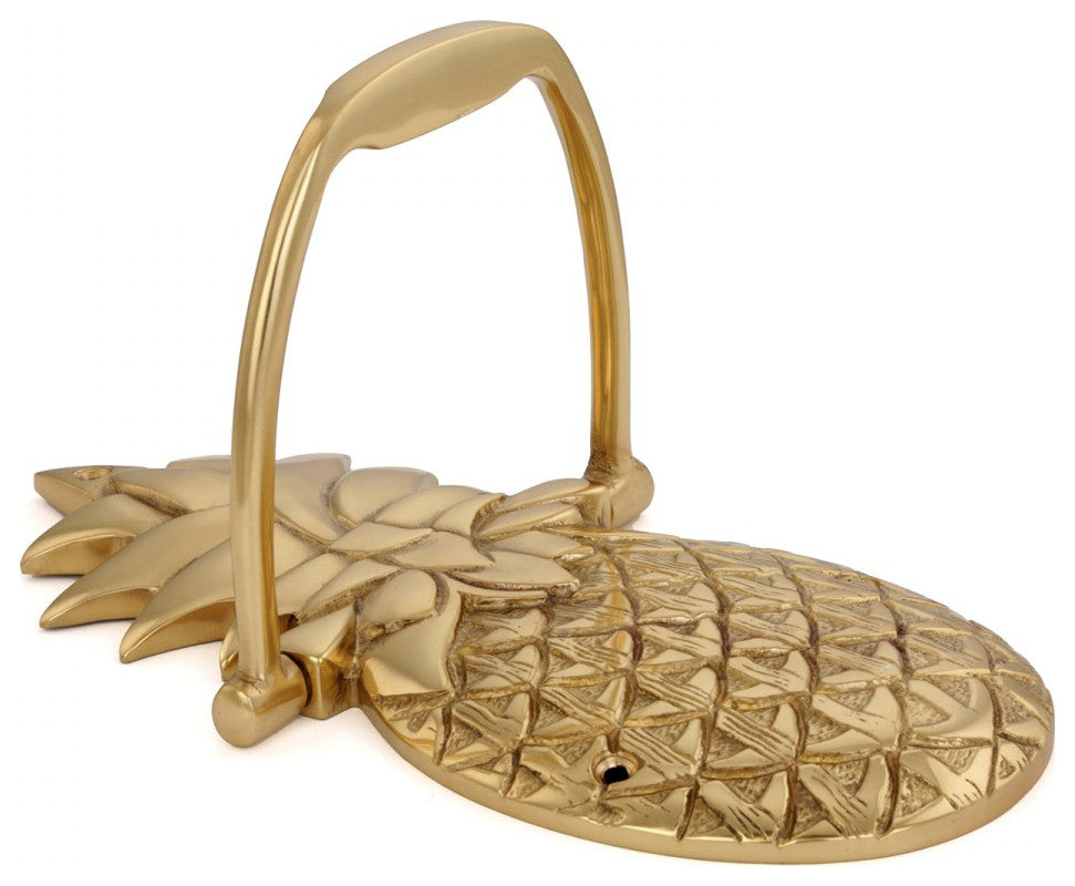 Vintage Brass Pineapple Door Knocker 8" H Decorative Gate Knockers