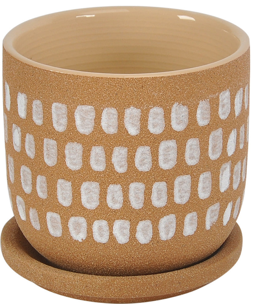 Contemporary Botanical Planter 4.5in Natural - Natural