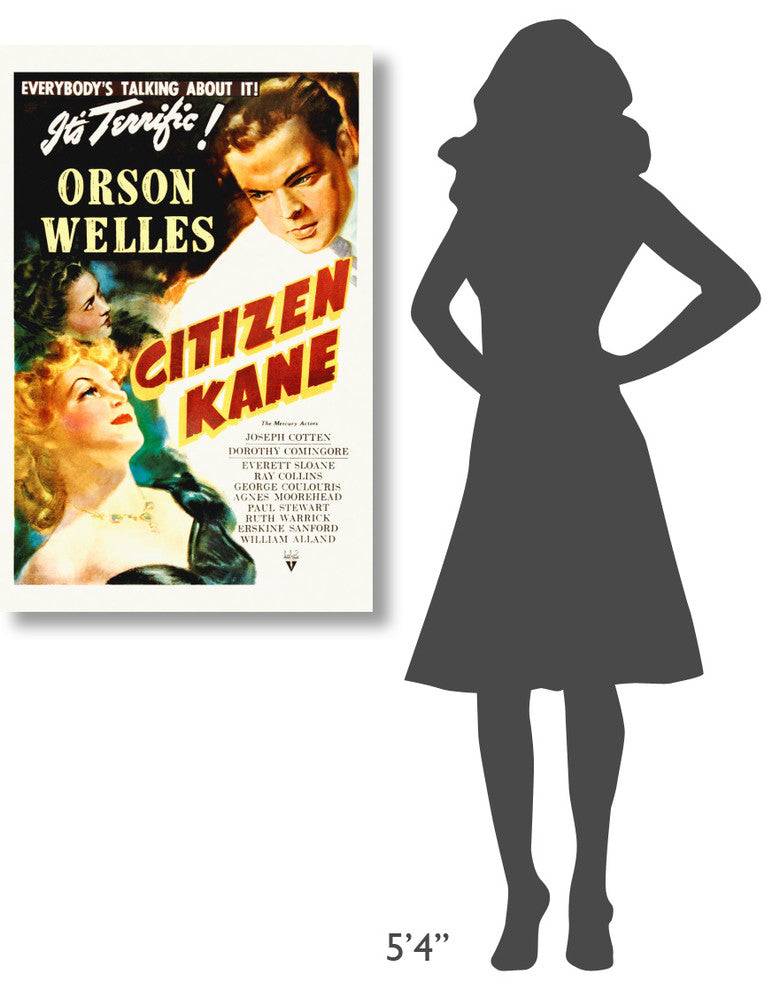 "Citizen Kane" Stretched Canvas Giclee by Hollywood Photo Archive, 26x40"