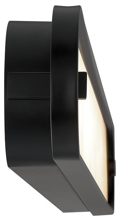 Noga, Vanity , 46", Matte Black, Alabaster