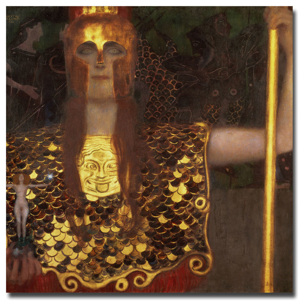 ''Minerva'' Canvas Art by Gustav Klimt