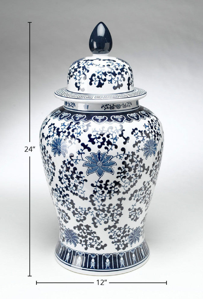 24" Porcelain Urn