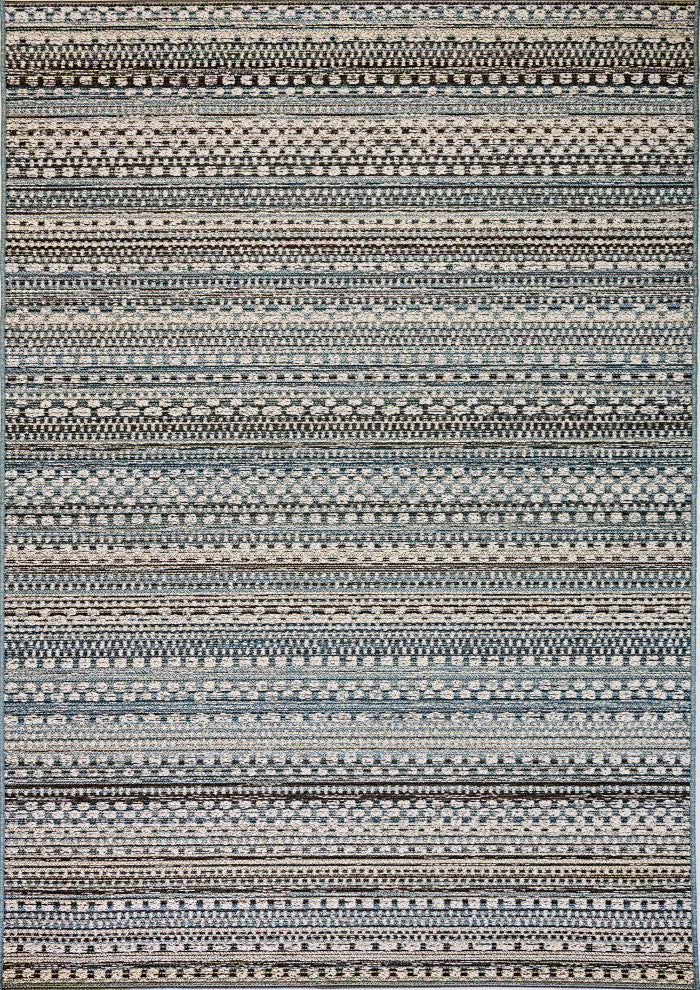 Brighton 8570-5032 Area Rug, Beige And Blue, 7'10"x10'10"