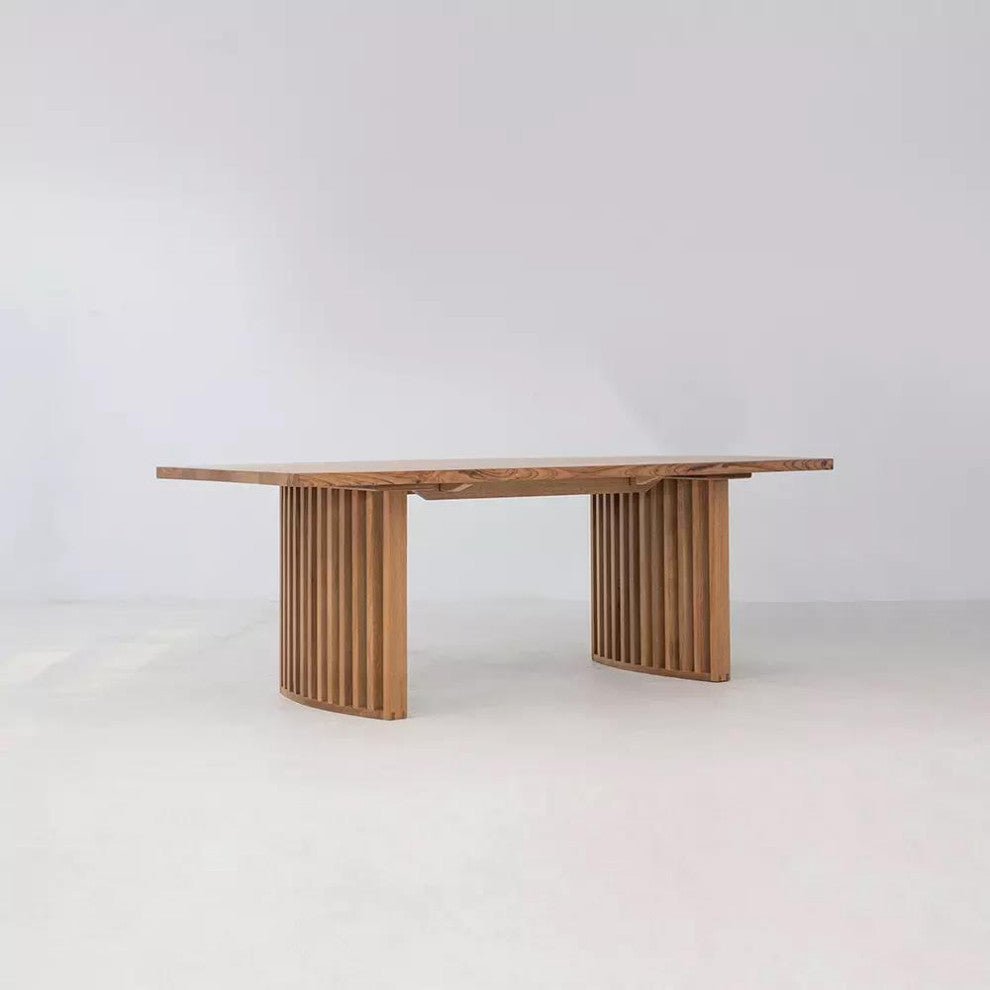 Zither 84" Dining Table, Ginger