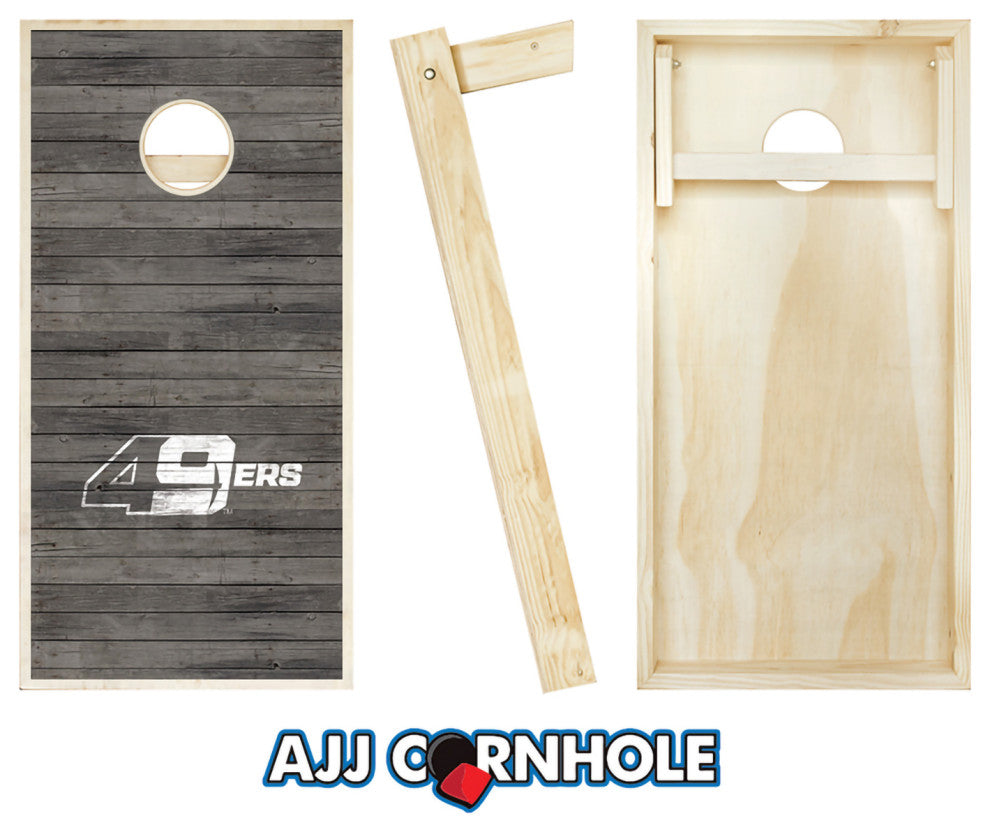 UNC Charlotte Distressed Cornhole Set