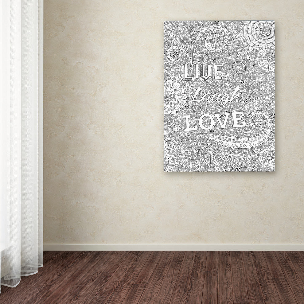 Hello Angel ''Live Laugh Love'' Canvas Art, 19x14