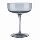 Fuum Champagne Saucer Glasses Set of 4, Smoke