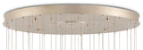 Beehive 36-Light Multi-Drop Pendant