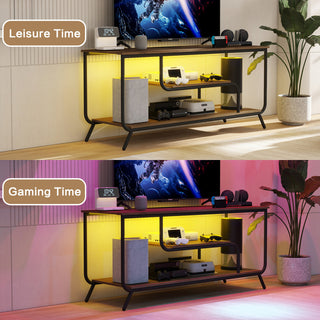 Gewnee Console Table for Living Room & Bedroom, Light Gray