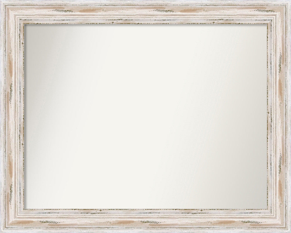 Wall Mirror Choose your Custom Size, Alexandria White Wash