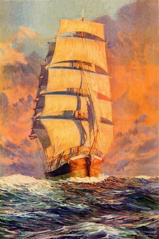 "Smooth Sailing" Painting Print on Wrapped Canvas