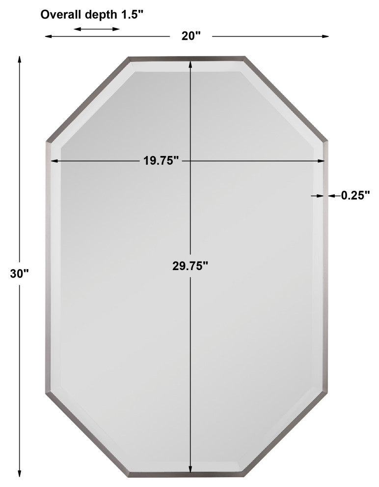 Uttermost Stuartson Octagon Vanity Mirror