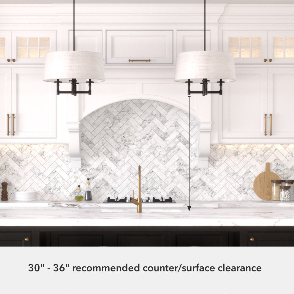 Briargrove Matte Black 4 Light Chandelier Ceiling