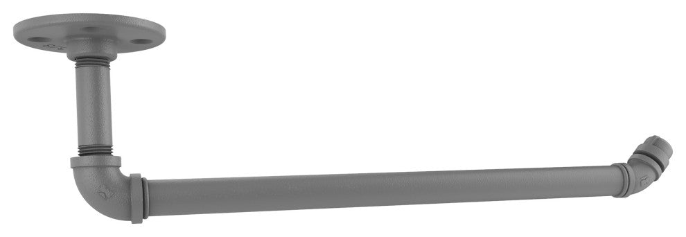 Pipeline Under Cabinet Paper Towel Holder, Matte Gray