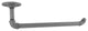 Pipeline Under Cabinet Paper Towel Holder, Matte Gray