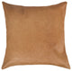 Natural Torino Cowhide Pillow 18"x18", Tan