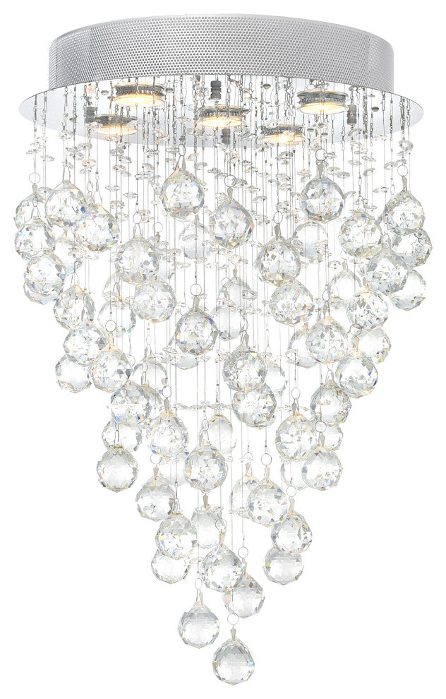 Rain Drop Flush Mount, 16 Inches