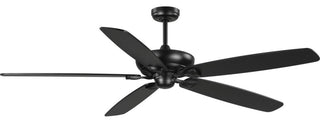 Kennedale 72" 5-Blade Rustic Charcoal/Matte Black DC Ceiling Fan
