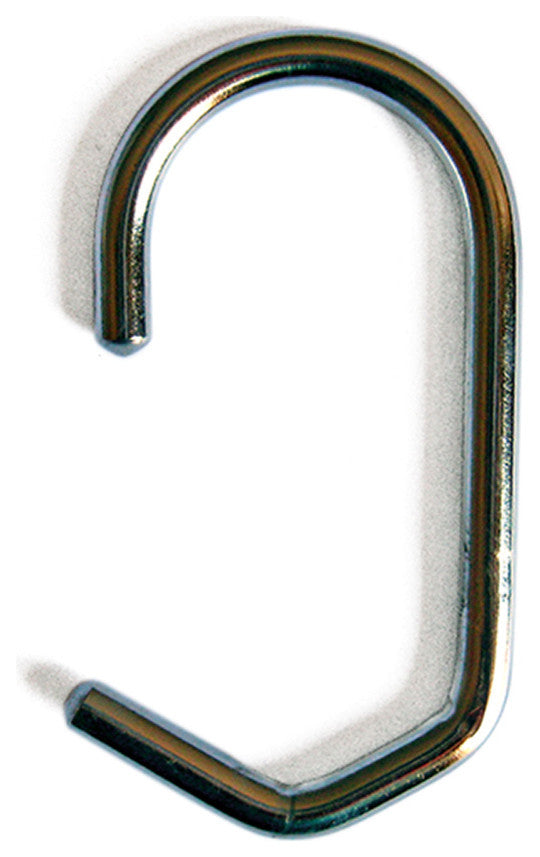 Shower Curtain Rings Set of 12, Polished Chrome, 1.25" Dia
